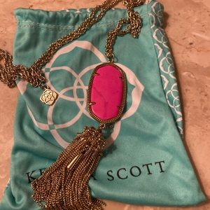 Pink Kendra Scott Rayne Necklace